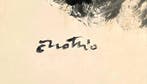 Enotrio Pugliese (1920-1989) - Paesaggio calabrese, Antiek en Kunst