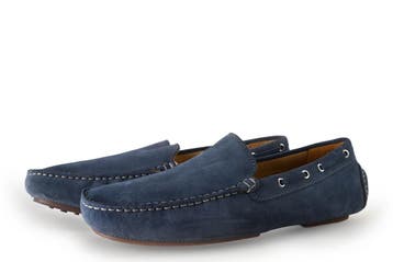Manfield Loafers in maat 41 Blauw, Kleding | Heren, Loafers, Manfield, Zo goed als nieuw, Verzenden
