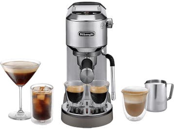 Delonghi Pompdruk Espressomachine Dedica Duo  - Zilver, Elektronische apparatuur, Koffiezetapparaten, Verzenden, Nieuw