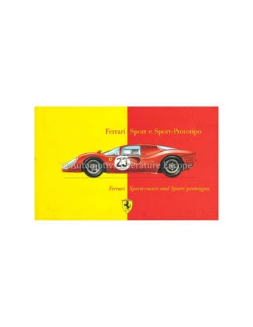 2003 FERRARI SPORT E SPORT-PROTOTIPO HARDBACK BROCHURE