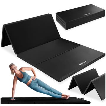 Gymmat opvouwbaar en uitbreidbaar 240x120x5cm - zwart, Verzenden, Nieuw