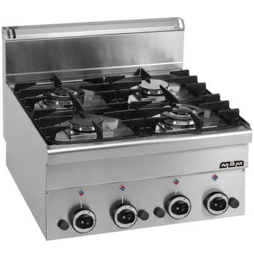 Fornuis | MINIMA 600 | Gas | 4 Branders (2x 2.7kW + 2x, Verzenden, Nieuw in verpakking