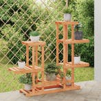 vidaXL Plantenstandaard 95x25x96 cm massief vurenhout, Tuin en Terras, Verzenden, Nieuw