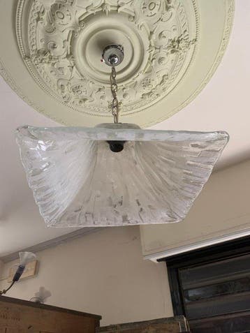 Lamp - Muranoglas - vintage hanglamp