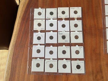 Nederland. 1/2 Cent 1857/1939 ( 53 stuks) (Zonder, Postzegels en Munten