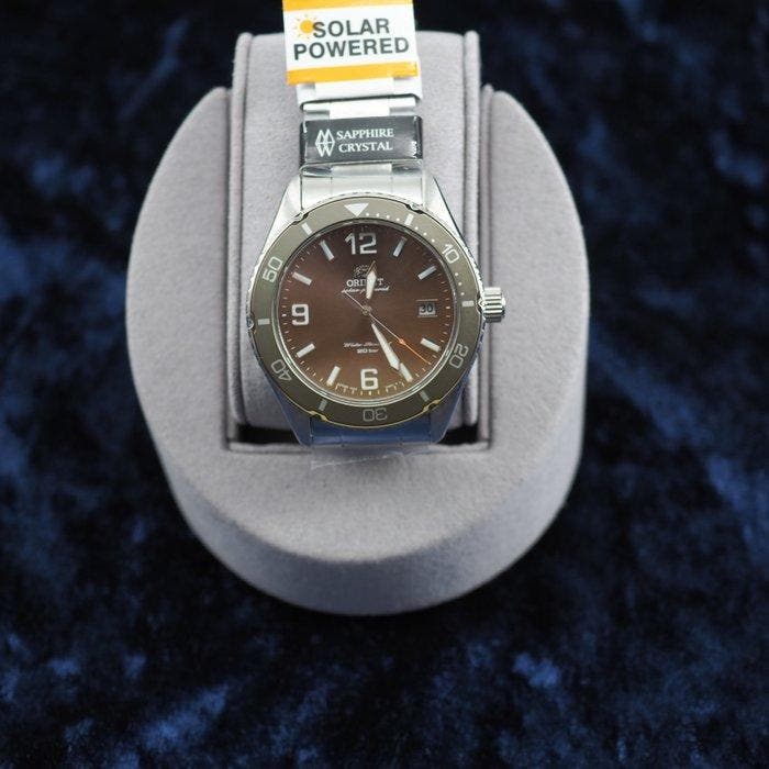 Orient - ORIENT Mako Solar Powered Diver Style Cocoa Brown, Bijoux, Sacs & Beauté, Montres | Hommes