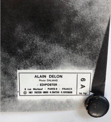Dalmas - Alain Delon - Affiche originale - 1967, Verzamelen, Nieuw