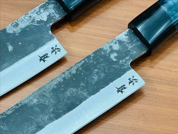 Couteau de cuisine - Deba & Nakiri - Ensemble de couteaux