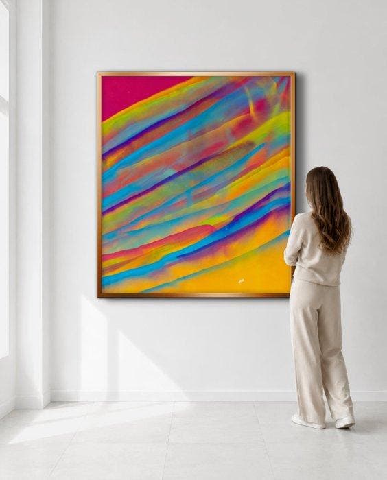 LEO VAREK - HONOLULU DREAMS - XXL, Antiek en Kunst, Kunst | Schilderijen | Modern