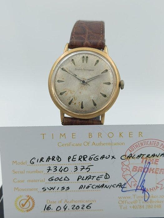 Girard-Perregaux - Calatrava Jumbo - Zonder minimumprijs -, Handtassen en Accessoires, Horloges | Heren