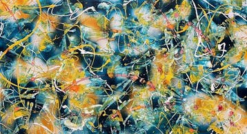Jakub Jecminek - Pulse of Life - painting - ready to hang -