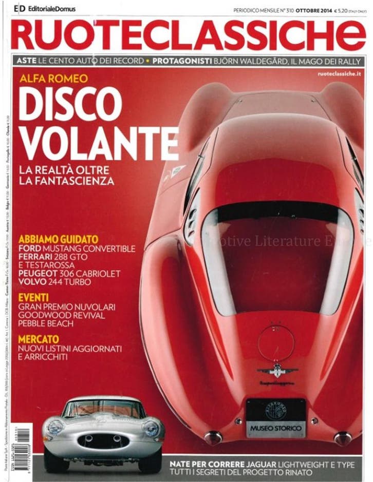 2014 RUOTECLASSICHE MAGAZINE 310 ITALIAANS, Livres, Autos | Brochures & Magazines, Enlèvement ou Envoi