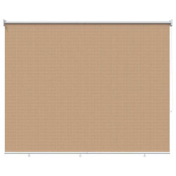 vidaXL Rolgordijn voor buiten 125(B)x140(H) cm beige, Huis en Inrichting, Verzenden, Nieuw