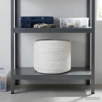 vidaXL Katoenen Touw 14 mm 250 m Wit 100% katoen, Verzenden