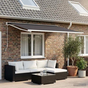 vidaXL Vervangingsdoek voor zonnescherm Antracietkleurig 250, Verzenden