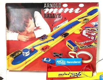 Arnold Mini Rallye autobaan. 1:64 - Modelauto