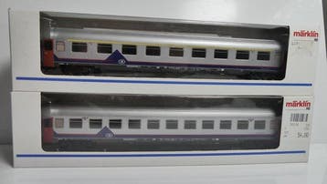 Märklin H0 - 4351/4352 - Wagon de passagers pour trains