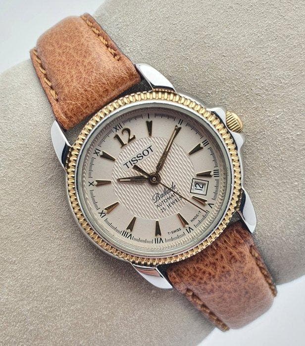 Tissot - Ballade - Automatic - Serrated bezel - Zonder, Handtassen en Accessoires, Horloges | Heren