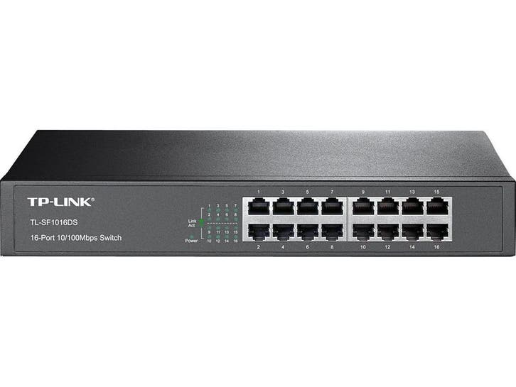 TP-Link TL-SF1016DS - Netwerk Switch - 16 Poorten -, Computers en Software, Netwerk switches, Nieuw, Verzenden