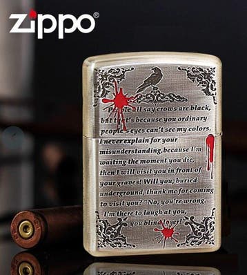 Zippo - Zippo Armor Metal Fire – Edición Gótica Calavera y, Nieuw