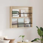 vidaXL Tijdschriftenrek Sonoma Eik 80 x 12 x 70 cm Bewerkt, Verzenden, Nieuw