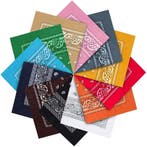 Fako Fashion - Bandana Set - Paisley Bandanas - 12 Stuks, Verzenden, Nieuw