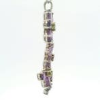 Amethist - Zilver, S925 Zilver Amethist en Peridot