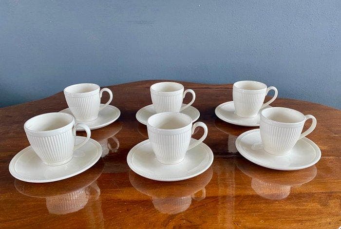 Wedgwood - Koffieservies (6) - Windsor - Porselein -, Antiquités & Art, Antiquités | Meubles | Tables