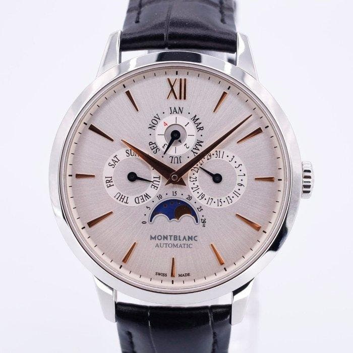 Montblanc - Meisterstück Heritage Perpetual Calendar 110715, Bijoux, Sacs & Beauté, Montres | Hommes