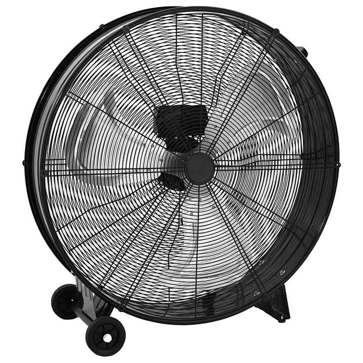 vidaXL Trommelventilator industrieel 187,7 W 77 cm zwart, Electroménager, Climatiseurs, Envoi