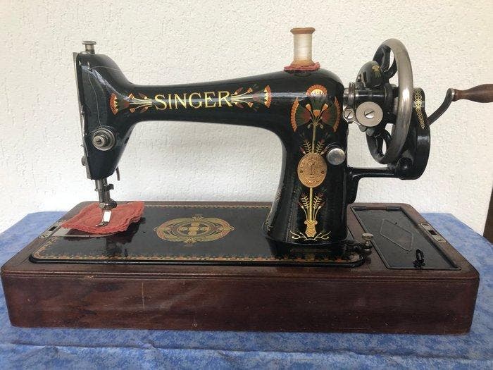 Singer 66K (1924) Naaimachine - Gietijzer, Antiquités & Art, Art | Objets design