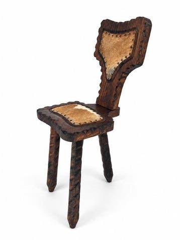 Chaise - Bois, Cuir
