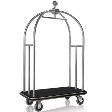 Bagagetrolley | UNITY | RVS | Zwart | Wielen (Geremd) |, Verzenden, Nieuw in verpakking