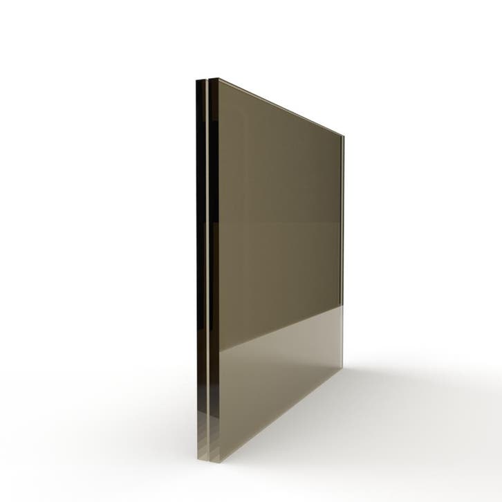 Enkel glas gelaagd 33.1 brons, Doe-het-zelf en Bouw, Glas en Ramen, Nieuw, Verzenden