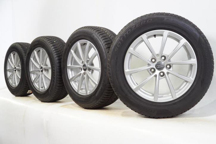 Audi A6 S6 4K 17 inch velgen + Winterbanden Pirelli Originee, Auto-onderdelen, Banden en Velgen, Ophalen of Verzenden