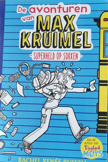 De avonturen van Max Kruimel Superheld op sokken, Boeken, Verzenden, Zo goed als nieuw, Rachel Renée Russell Nikki Russell
