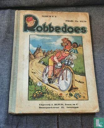 Baard en Kale - Robbedoes album 5 - 1940, Eén stripboek, Verzenden, Gelezen, Amicus, Anthony, Edward [naar], Antoine, Marcel, Buck, Frank [naar], Creasy, John, Delmont, Joseph, Dineur, Fernand, Dumoulin, Blanche, Ford, Anthony, Gillain, Joseph, Gould, Chester, Harman, Fred, K., Kaiser, Kurt, Lafnet, Luc, Ritt, William, Siegel, Jerome, Velter, Robert.