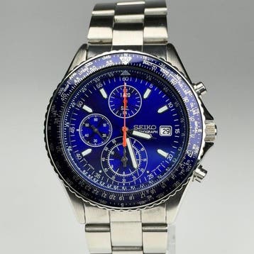 Seiko - Pilot Chronograph 100M - Zonder minimumprijs -