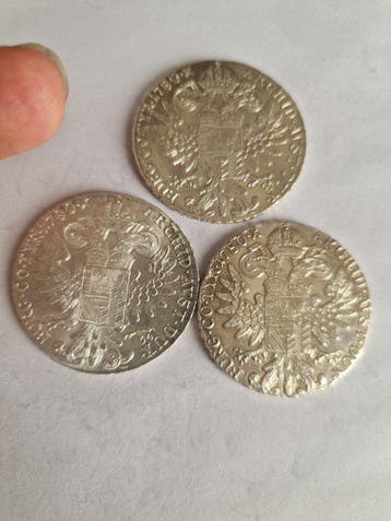 Oostenrijk. Maria-Theresia. 1 Thaler (taler) 3x 1780 /