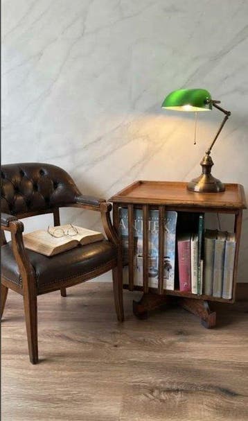 Prachtige Antieke eikenhouten draaibare boekenkast -, Antiek en Kunst