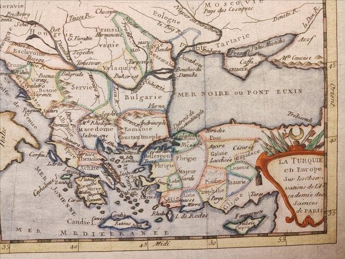 Impero Ottomano nei Balcani - Turkije; Claude Buffier, Boeken, Atlassen en Landkaarten