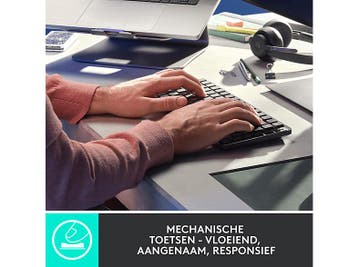 Logitech - Toetsenbord - Azerty - Grijs, Computers en Software, Verzenden, Logitech, Draadloos, Nieuw