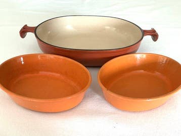 Enzo Mari , Le Creuset Made in France - Ovenschaal (3) -