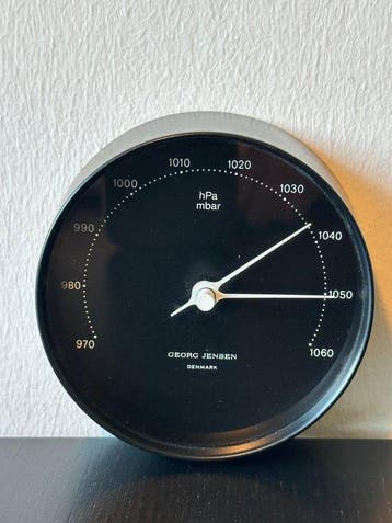 Georg Jensen - Barometer - Metaal - Georg Jensen-barometer