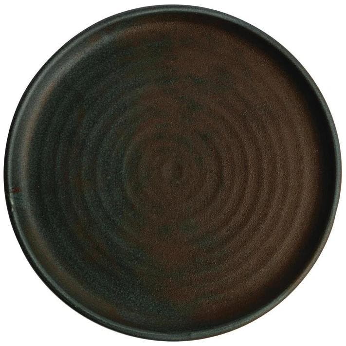 Borden | CANVAS | Keramiek | Donkergroen | 6 Stuks |, Zakelijke goederen, Horeca | Keukenapparatuur, Nieuw in verpakking, Verzenden