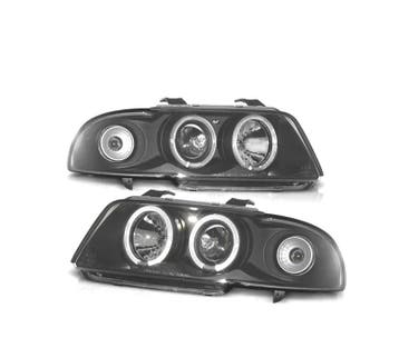 PHARES AUDI A4 B5 94-99 ANGEL EYES FOND NOIR, Verzenden