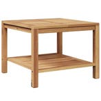 Teak Salontafel | Tweede kansje | OP = OP, Huis en Inrichting, 50 tot 100 cm, Verzenden, 50 tot 100 cm, Zo goed als nieuw