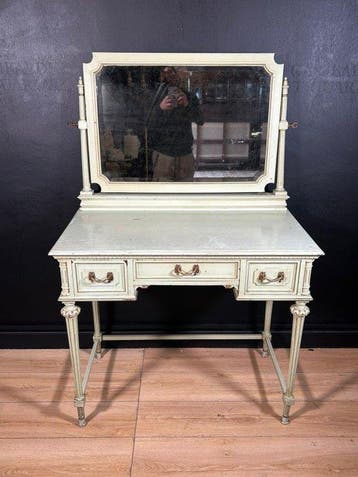 Ensemble coiffeuse - Bois - Toilette antique