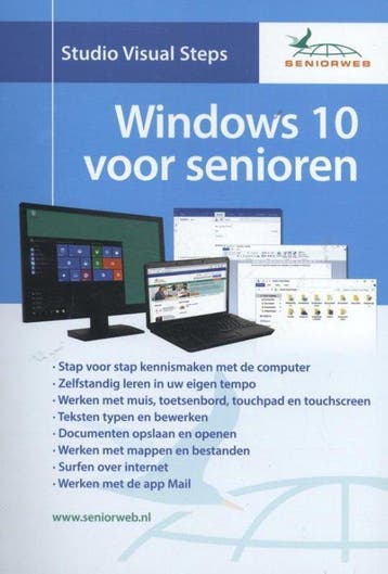 Cursusboek Windows 10 voor senioren - Steps, Boeken, Studieboeken en Cursussen, Verzenden, Nieuw