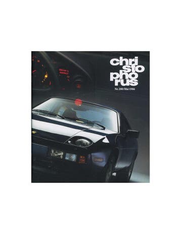 1986 PORSCHE CHRISTOPHORUS MAGAZINE 200 DUITS, Nieuw